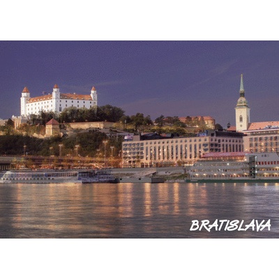 (B) 3D pohľadnica Bratislavský hrad (leto/zima)