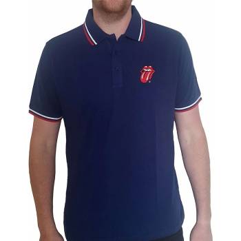 Rolling Stones tričko Classic Tongue Polo Navy