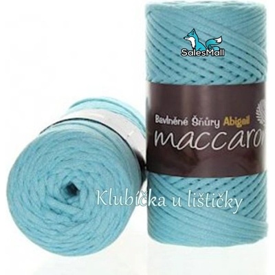 Maccaroni Bavlněné šňůry 3 mm mint 17
