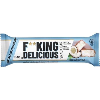 ALLNUTRITION F**king Delicious Snack Bar 40 g – Zbozi.Blesk.cz