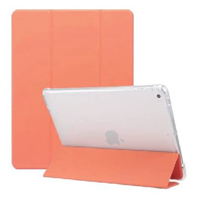 Смарт калъф със стойка и място за Apple Pencil за iPad 9, 7" (2017/2018) / Air 1 / 2 / Pro 9, 7" - оранжев (31911)