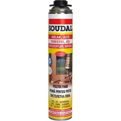 Soudal PU монтажна пяна SOUDAL, 750 ml, пистолетна (SDL 107250)
