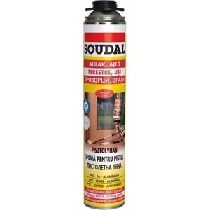 Soudal PU монтажна пяна SOUDAL, 750 ml, пистолетна (SDL 107250)