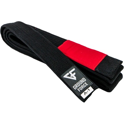 Ground Force Черен колан за BJJ от Ground Force (groundforce_bjj_belt_black-A1)