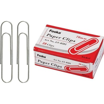 Foska Кламери, 78 mm, 50 броя (1090100009)
