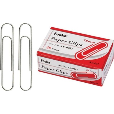 Foska Кламери, 78 mm, 50 броя (1090100009)