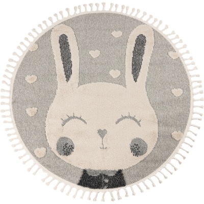 Obsession Кръгъл килим Fano Rabbit  Heart 133 см (fao395rahe133133r)