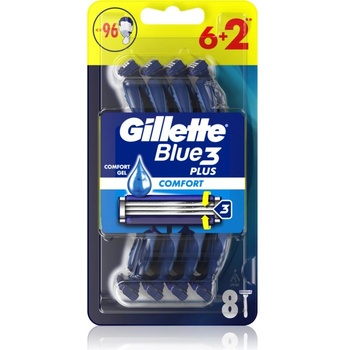 Gillette Blue 3 Comfort самобръсначки за еднократна употреба за мъже 8 бр