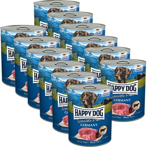 Happy Dog Rind Pur Германия - 12 x 800 г / говеждо