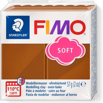 Image 1 of FIMO Полимерна глина Staedtler Fimo Soft, 57 g, карам 7 (21895-А-КАРАМЕЛ)