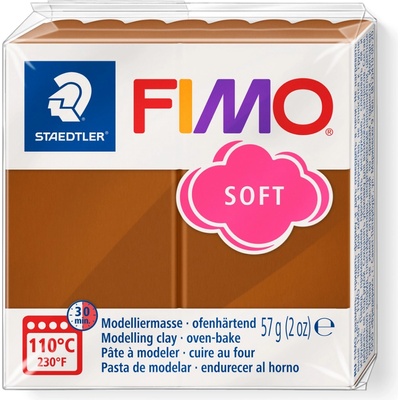 FIMO Полимерна глина Staedtler Fimo Soft, 57 g, карам 7 (21895-А-КАРАМЕЛ)