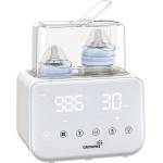  Grownsy Grownsy W3-1 двойна, затопляща машина за шишета, LED дисплей, 280 W, 400 мл, бял (W3-1) Бебефон