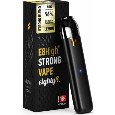 Eighty8 E8High DISPOSABLE VAPE vaporizačné pero Lemon 2 ml