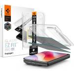 Spigen Затъмняващ Протектор за iPhone Duo, Spigen Privacy Glas. tR EZ Fit Pro 2бр. , Черен (AGL12015)