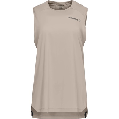 Norrøna Дамска фланелка с къс ръкав за колоездене Norrøna Women's Fjørå Equaliser Sleeveless Sport shirt - Winter Twig - размер XS (156-2879-0211)