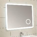 Inter Ceramic Правоъгълно led огледало с нагревател против изпотяване, 100/80 см (icl 1806)