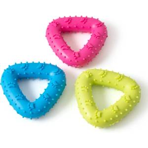  Играчка за кучета гумен триъгълник 7cm
