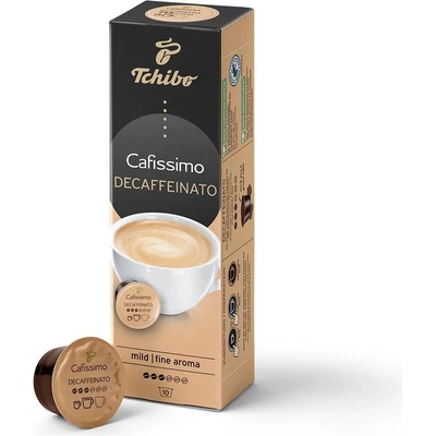 Tchibo Kapsle Cafissimo Caffè Crema bezkofeinové Decaffeinato 10 ks