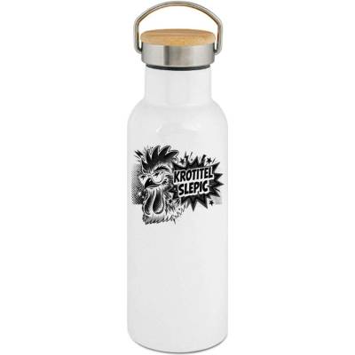 123TRIKO termoska Krotitel slepic, černý potisk 500 ml vtipné