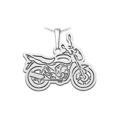 Auronitens Stříbrný přívěsek motorka PA1308
