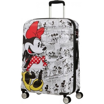 Image 1 of Samsonite American Tourister Спинер на 4 колела 67 см. Wavebreaker MINNIE COMICS WHITE