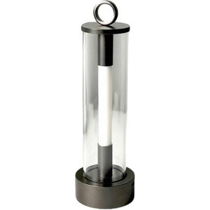 ELMARK LED настолна лампа с 2 нива яркост и breathing ефект, акумулаторна, Gun Black (955TL2508)