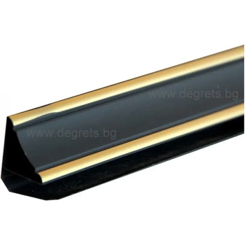 Image 1 of Pvc профил декоративен Черен Злато 3 метра
