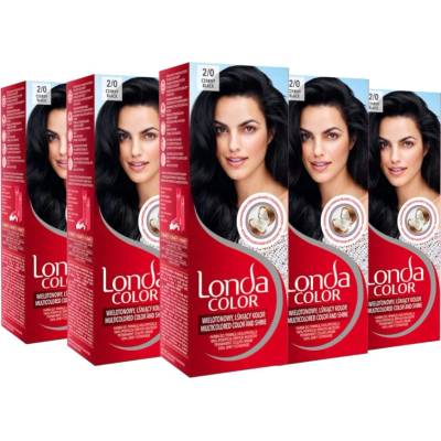 Londa Color barva na vlasy Černá 2/0 x5