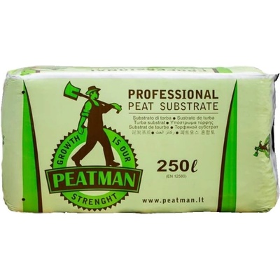 PEATMAN Rašelina neutrálna 5,5-6,5 pH 0-8 mm A 250 l