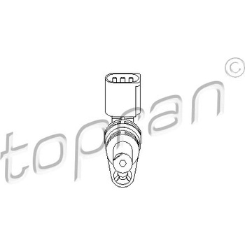 Snímač otáček motoru, čidlo otáček motoru TOPRAN 111 380