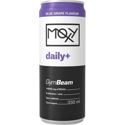 GymBeam Moxy Daily+ modré hrozno 330 ml