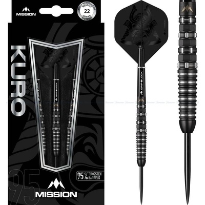 Mission steel Kuro M3 22g black 95% wolfram