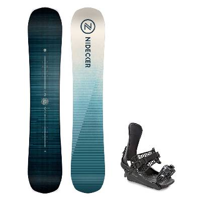 Snowboard komplet Nidecker Play 24/25 + vázání King Velikost: 152 cm, Velikost vázání: M