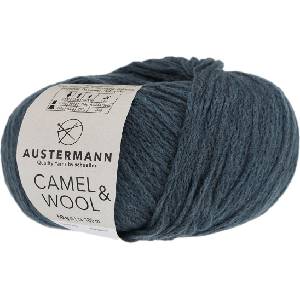 Austermann Camel & Wool 90343-04 Blue Плетива прежда (90343-04)