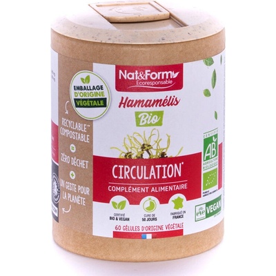 Nat&Form Екстракт от Хамамелис 60 капсули | Nat&Form (009997 (HAM_60ECO))
