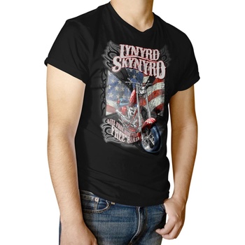 HYBRIS Мъжка тениска Lynyrd Skynyrd - Live Free - Black - HYBRIS - PA-1-LYSKY004-40871-BK