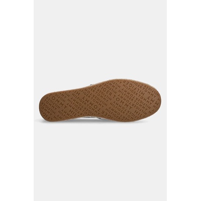 Tommy Hilfiger Кожени еспадрили Tommy Hilfiger TH LOGO LEATHER ESPADRILLE в черно FW0FW08540 (FW0FW08540)