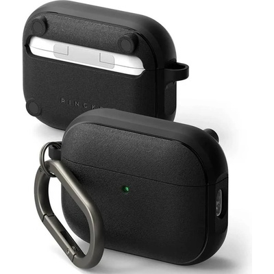 Ringke Силиконов удароустойчив калъф с карабинер съвместим с MagSafe за Apple AirPods Pro 3 - Ringke Magnetic Onyx Case (черен) (KF2358540)