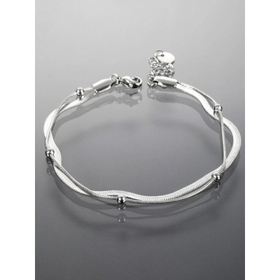 Prosperk minimalisticky náramek z chirurgické oceli stříbrná S0650