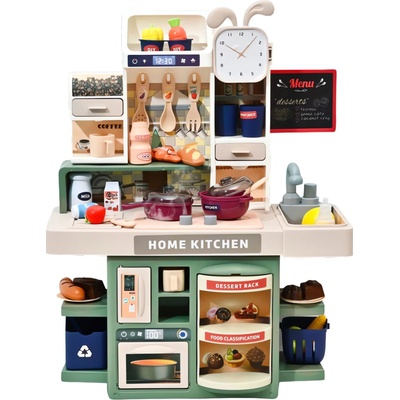 LEAN Toys 23366 Detská kuchynka Dream Kitchen para, svetlá, zvuky, 33 dielov
