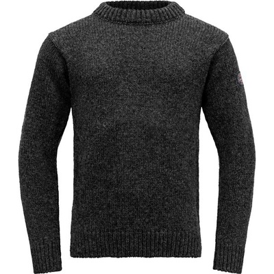 Devold vlněný svetr Nansen Wool Sweater anthracite