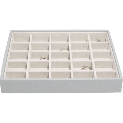 Stackers Ковчеже за бижута Stackers 25 камери cлassic каменносиво (74493)