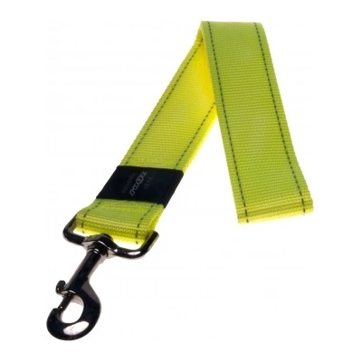 Rogz Landing Strip XXL - Предпазен автомобилен колан за кучета, 4 см/ 50 см. - жълт