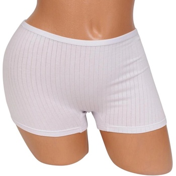 Дамски боксер в бял цвят