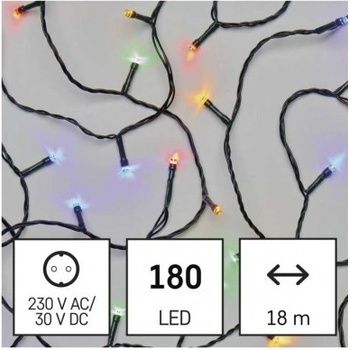 EMOS Lighting D4AM09 LED vianočná reťaz 18 m vonkajšia aj vnútorná multicolor programy