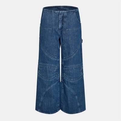 OFF WHITE Дънки OFF WHITE Women's Straight Leg Jeans - Blue