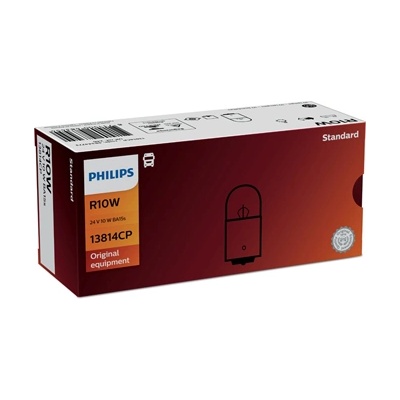 Philips Крушка, светлини на регистрационния номер philips r10w, 24v, 10w, 10 бр