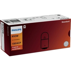 Philips Крушка, светлини на регистрационния номер philips r10w, 24v, 10w, 10 бр