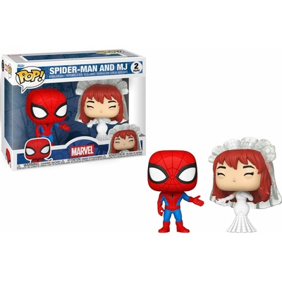 Funko Pop! 2 Pack Marvel Spider Man And MJ