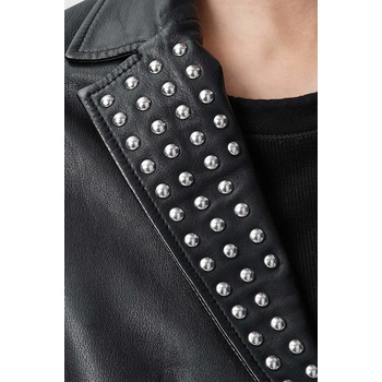 AllSaints Кожено сако AllSaints CORINNA в черно с едно копче W037LC (W037LC)